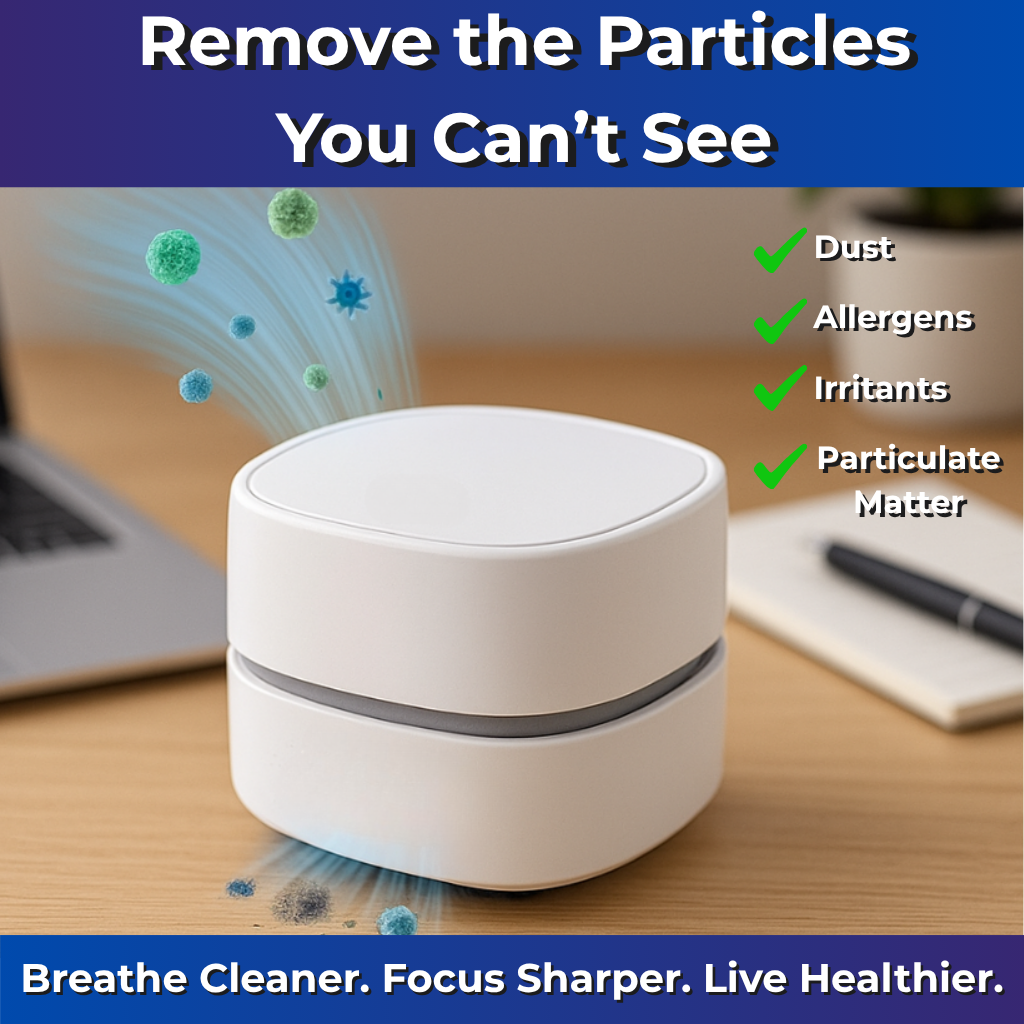 DustEase™ Mini Desktop Vacuum