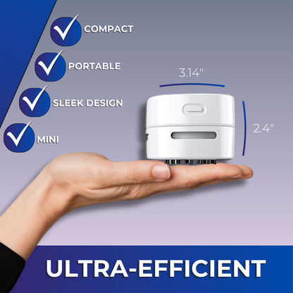 DustEase™ Mini Desktop Vacuum